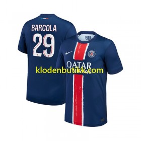 Paris Saint-Germain Bradley Barcola 29 Hjemme Fotballdrakt 2024/25 Kortermet